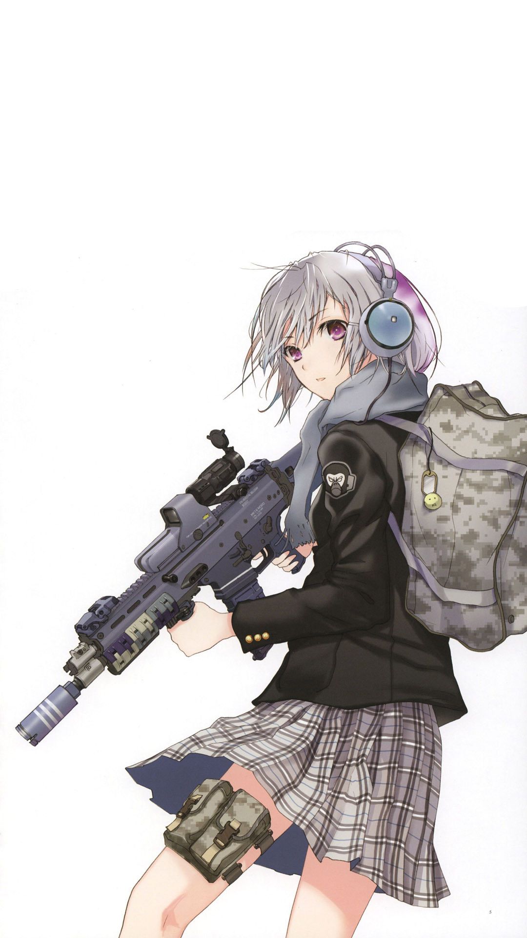 Anime With Guns Wallpapers Wallpaper Cave