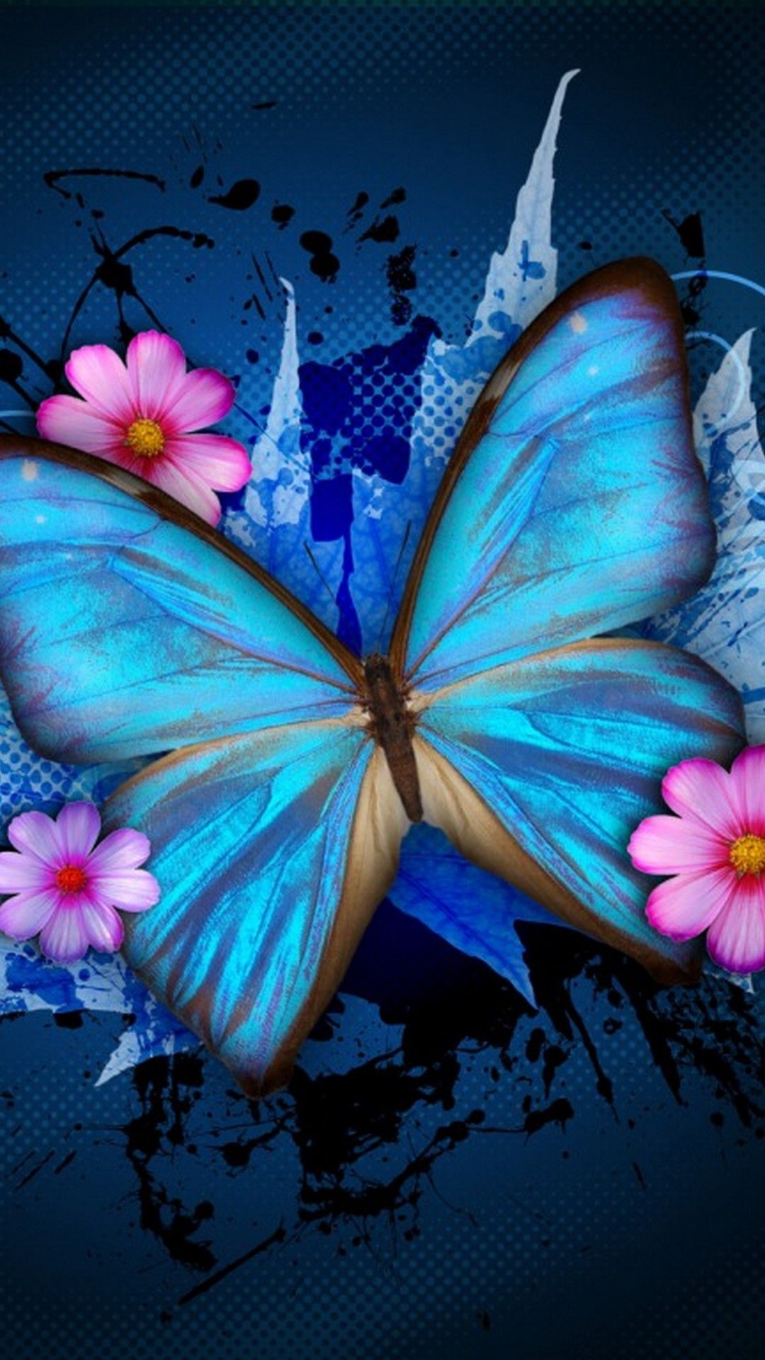 Phone Butterfly Wallpapers Wallpaper Cave