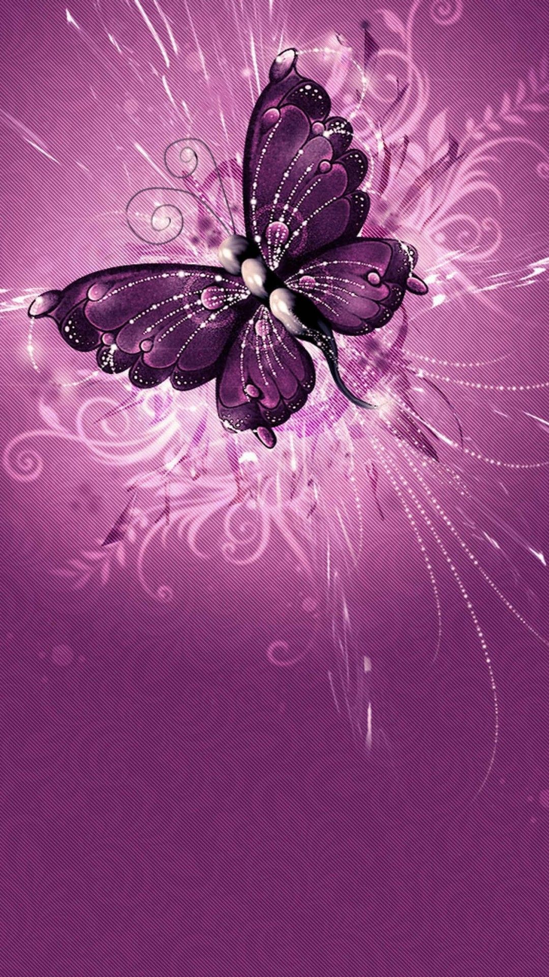 Phone Butterfly Wallpapers Wallpaper Cave