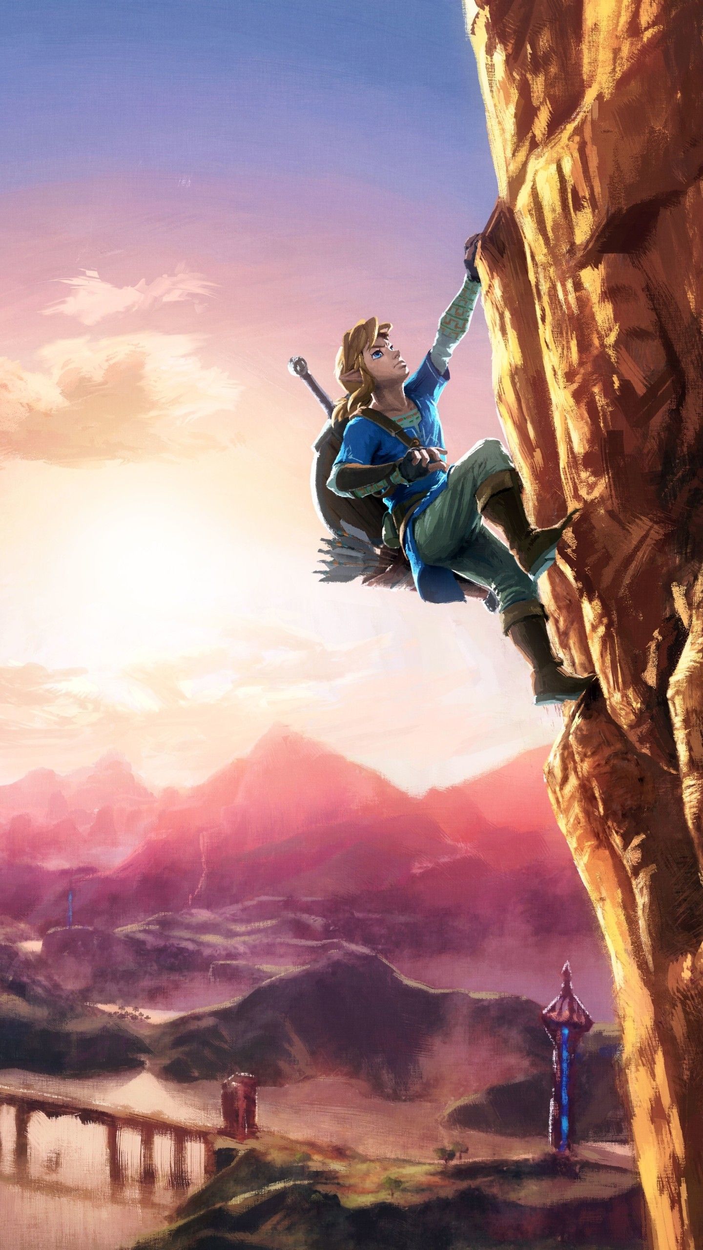 Legend Of Zelda Breath Of The Wild Phone Wallpapers Wallpaper Cave