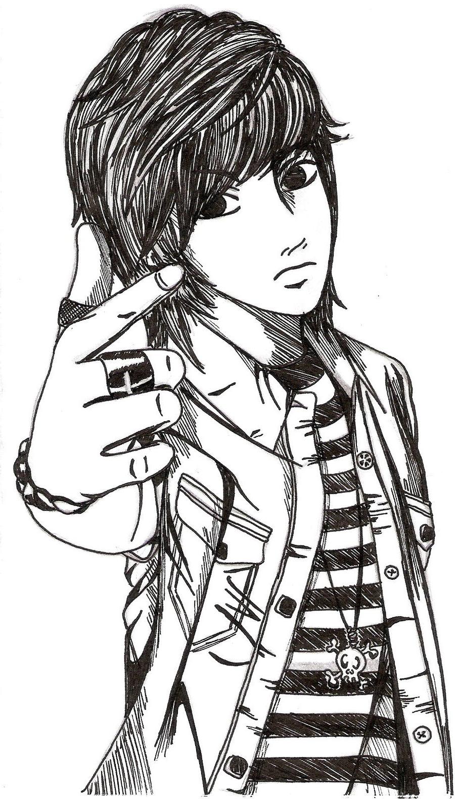 Anime Boy Attitude Wallpaper