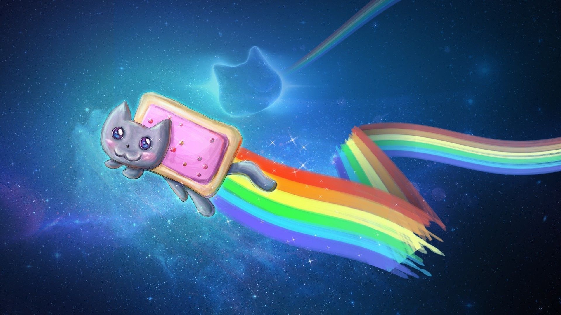 Rainbow Cat Wallpapers Wallpaper Cave