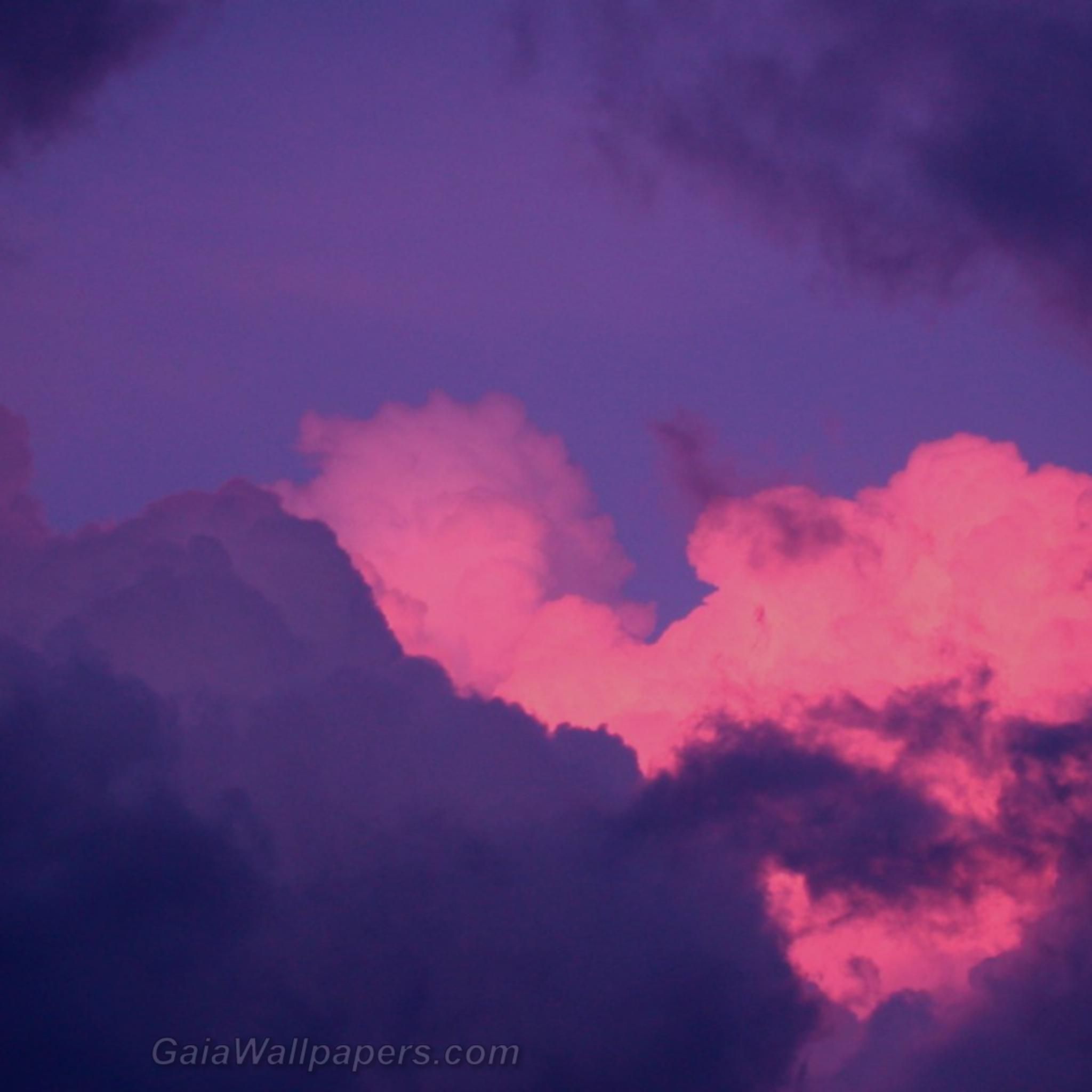 Purple Clouds Desktop Wallpapers Wallpaper Cave