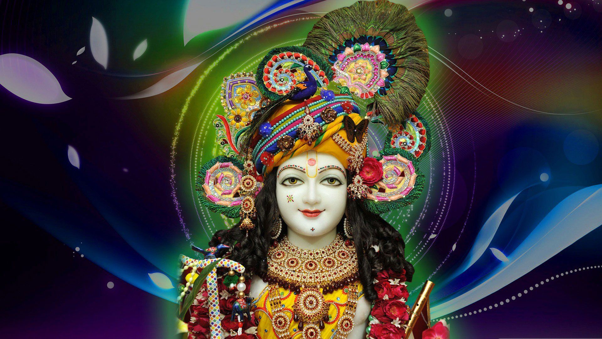 Lord Krishna Top HD 1920x1080 Desktop Wallpapers Wallpaper Cave