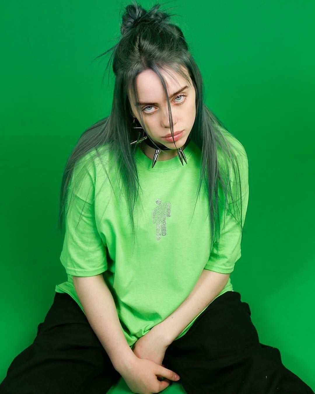 Billie Eilish Green Hair Wallpapers Wallpaper Cave