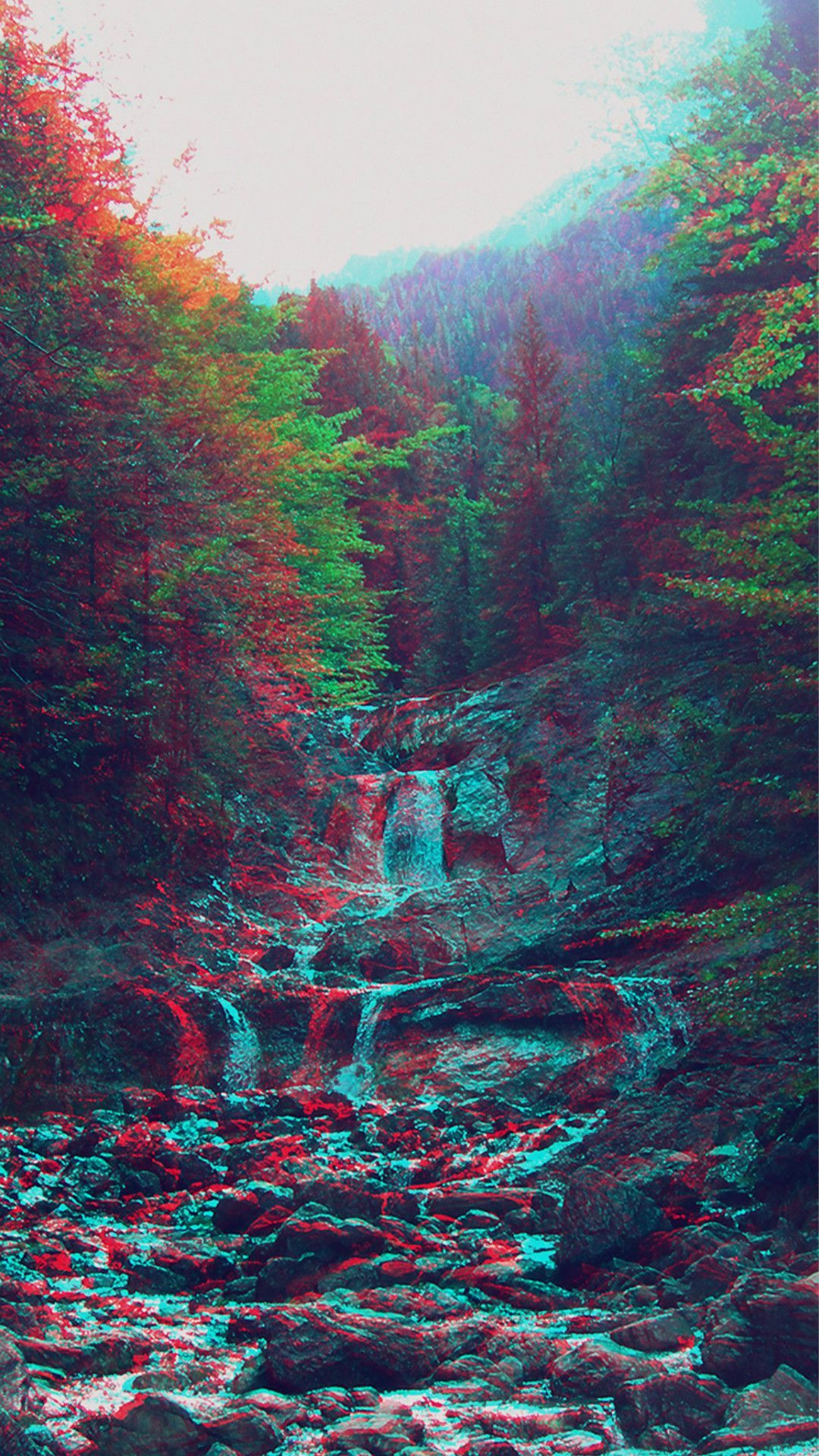 Glitch Art Landscape Smartphone Wallpapers Wallpaper Cave