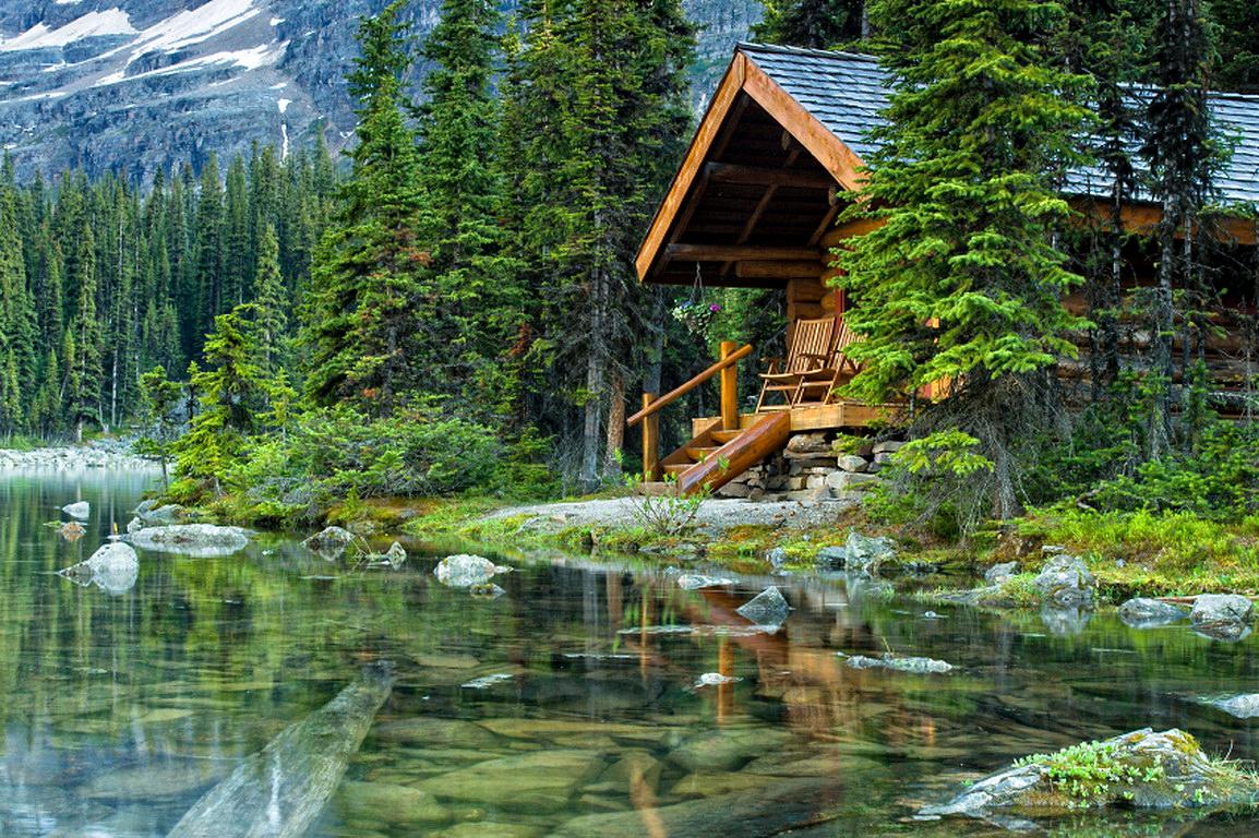 Lake Cottage Wallpapers
