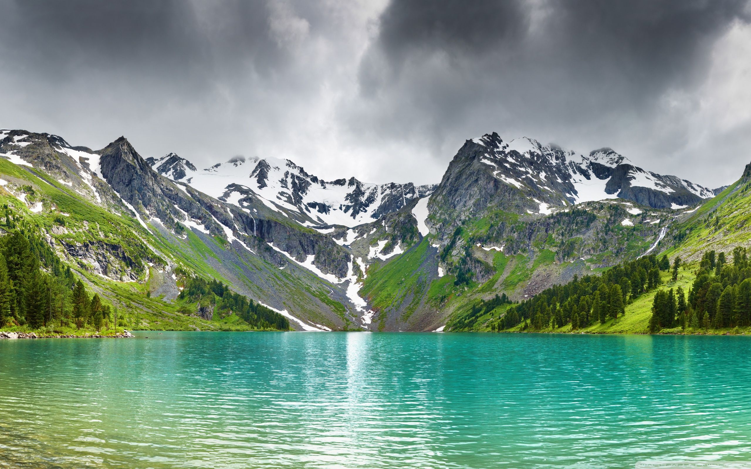 Lake In The Valley Wallpapers Wallpaper Cave