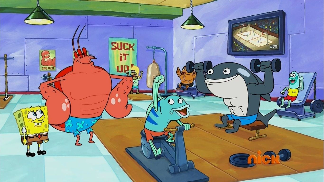 Spongebob Larry The Lobster Gym