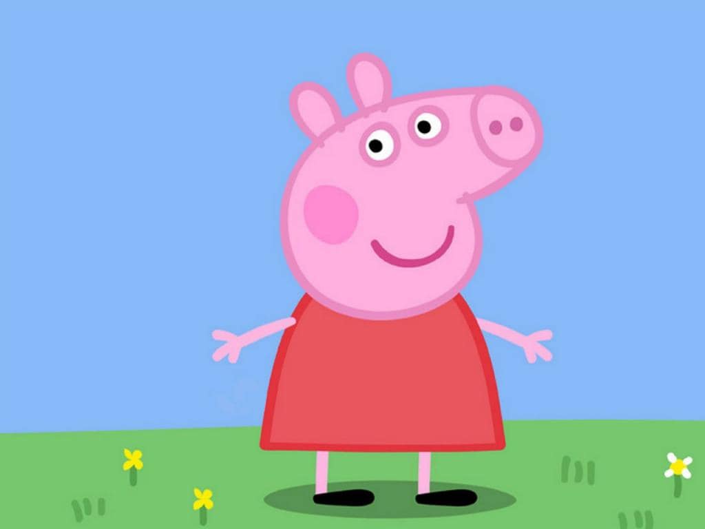 Creepy Haunting Creepy Peppa Pig House Wallpaper