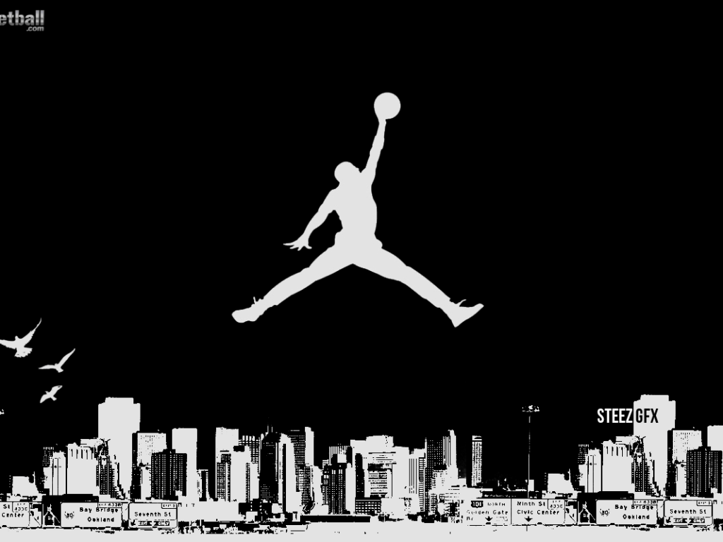 Jordan Black And White Wallpapers Wallpaper Cave