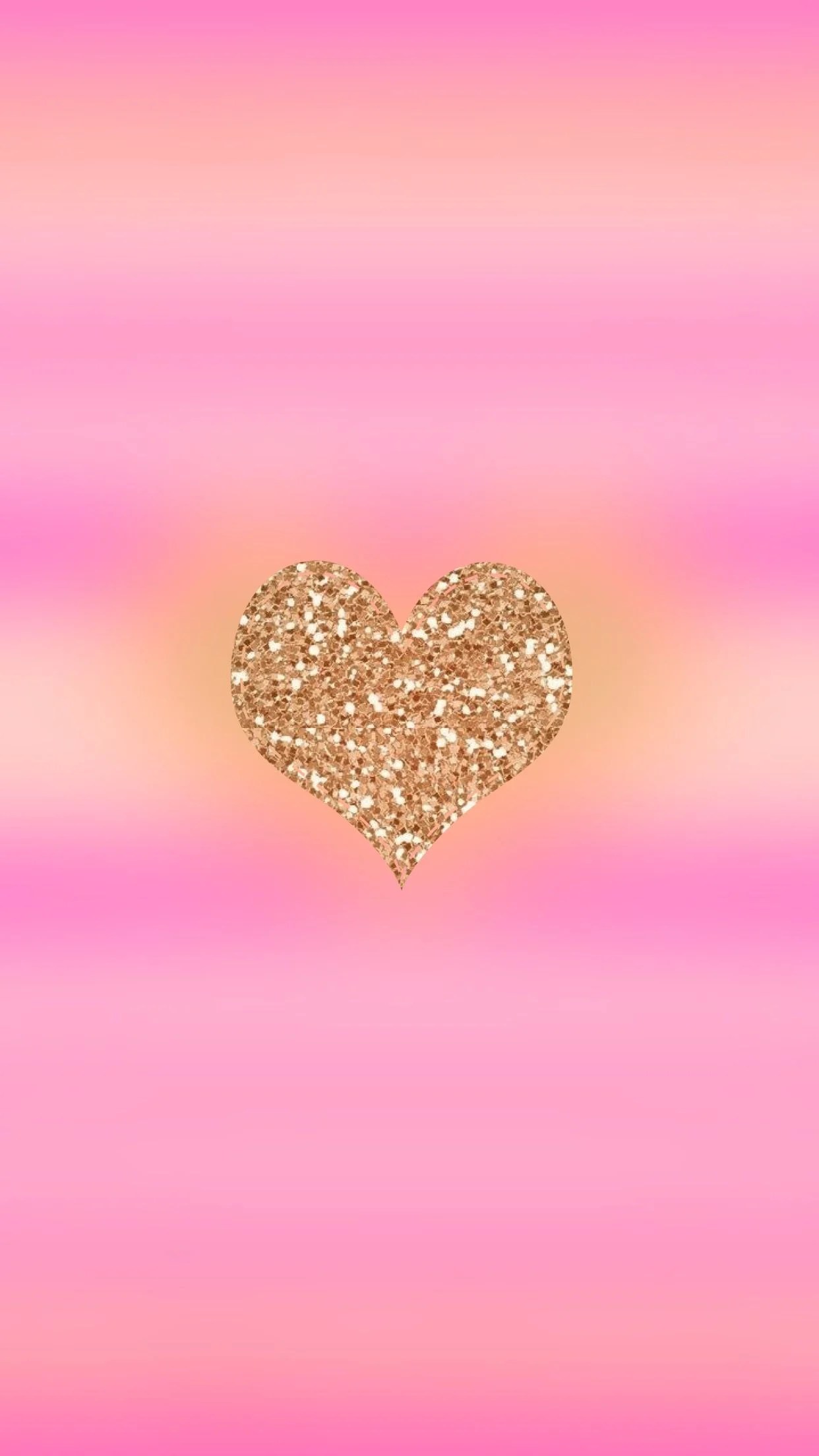 Rose Gold Heart Wallpapers Wallpaper Cave