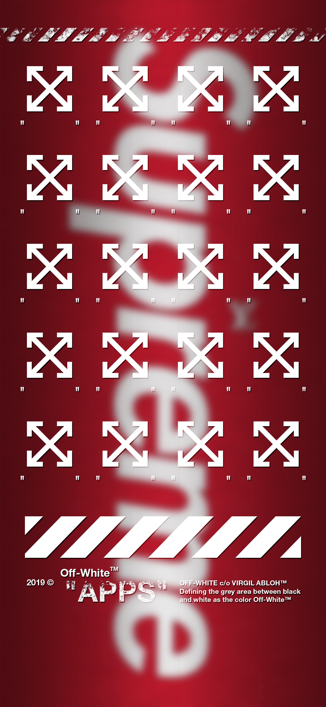 Off White Supreme Wallpaper