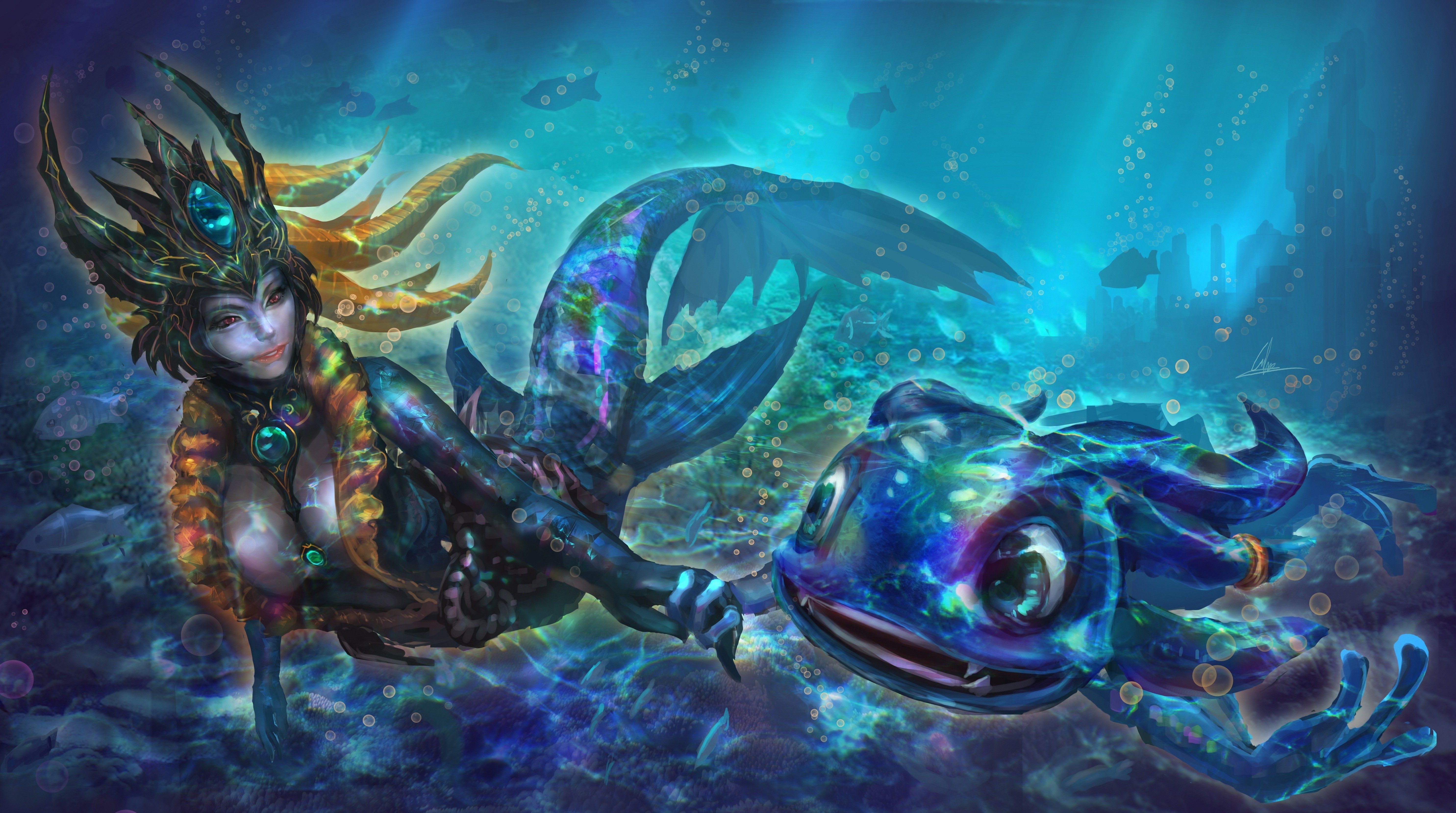 League Of Legends Nami Wallpapers Wallpaper Cave