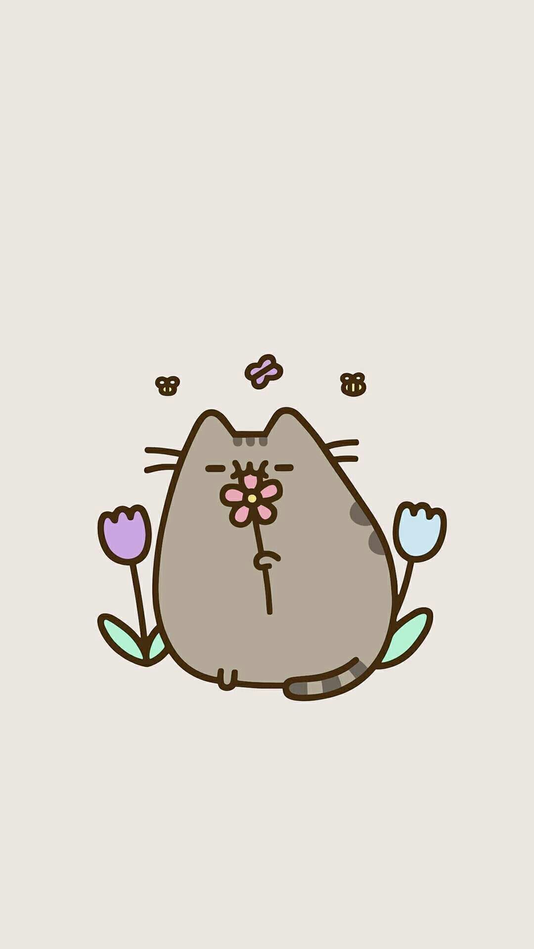 Pusheen Cat Spring Wallpapers Wallpaper Cave