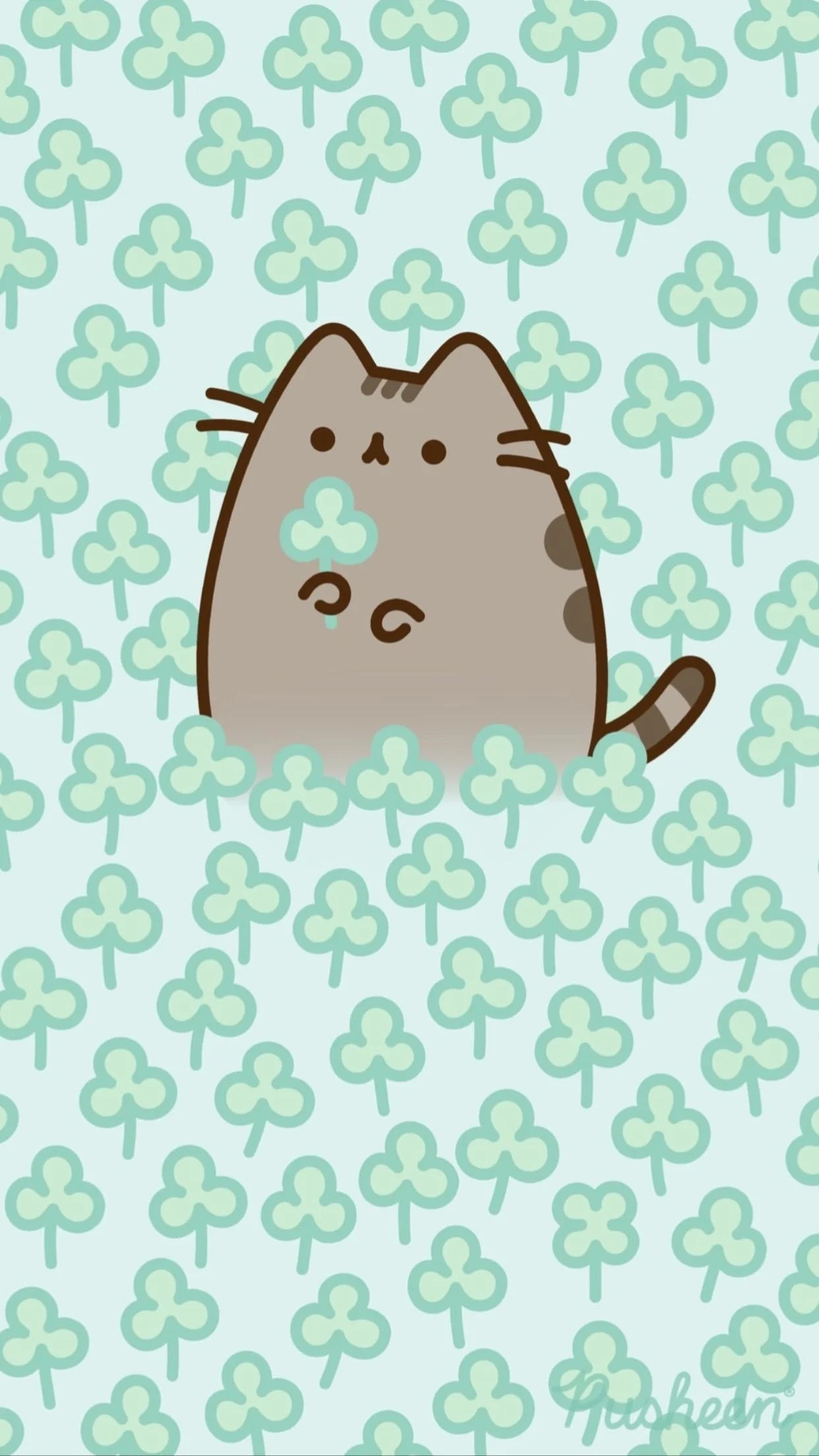 Pusheen Cafe Wallpaper