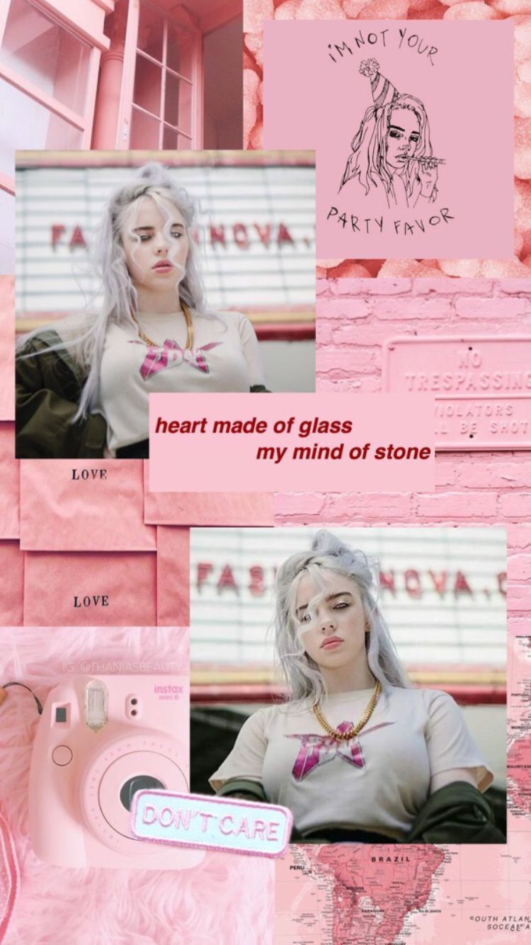 Billie Eilish Pink Aesthetic Wallpapers Wallpaper Cave