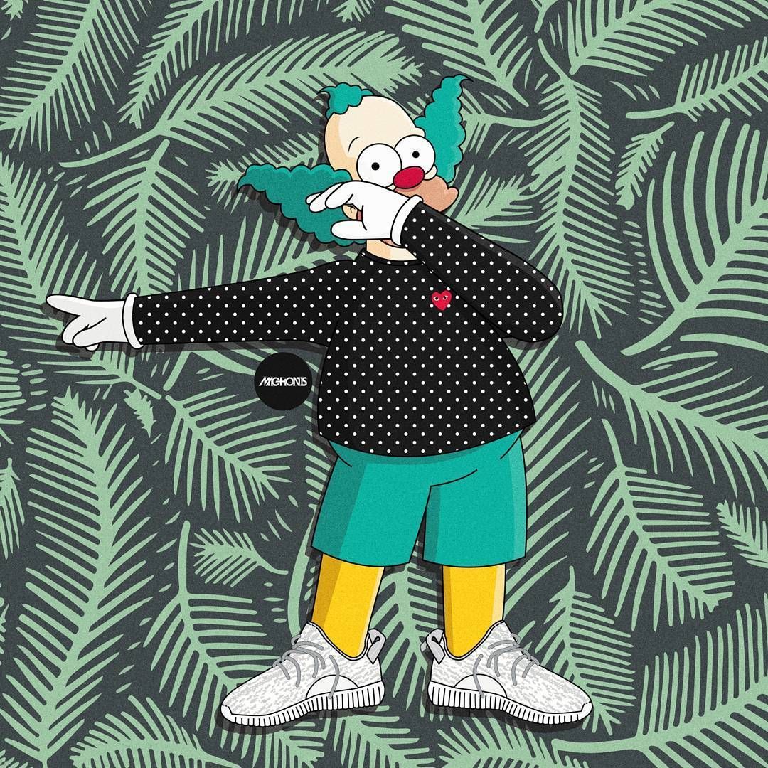 Krusty The Clown Wallpapers Wallpaper Cave