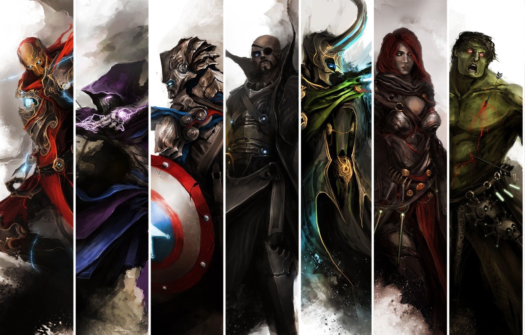 Marvel Collage Wallpapers Wallpaper Cave