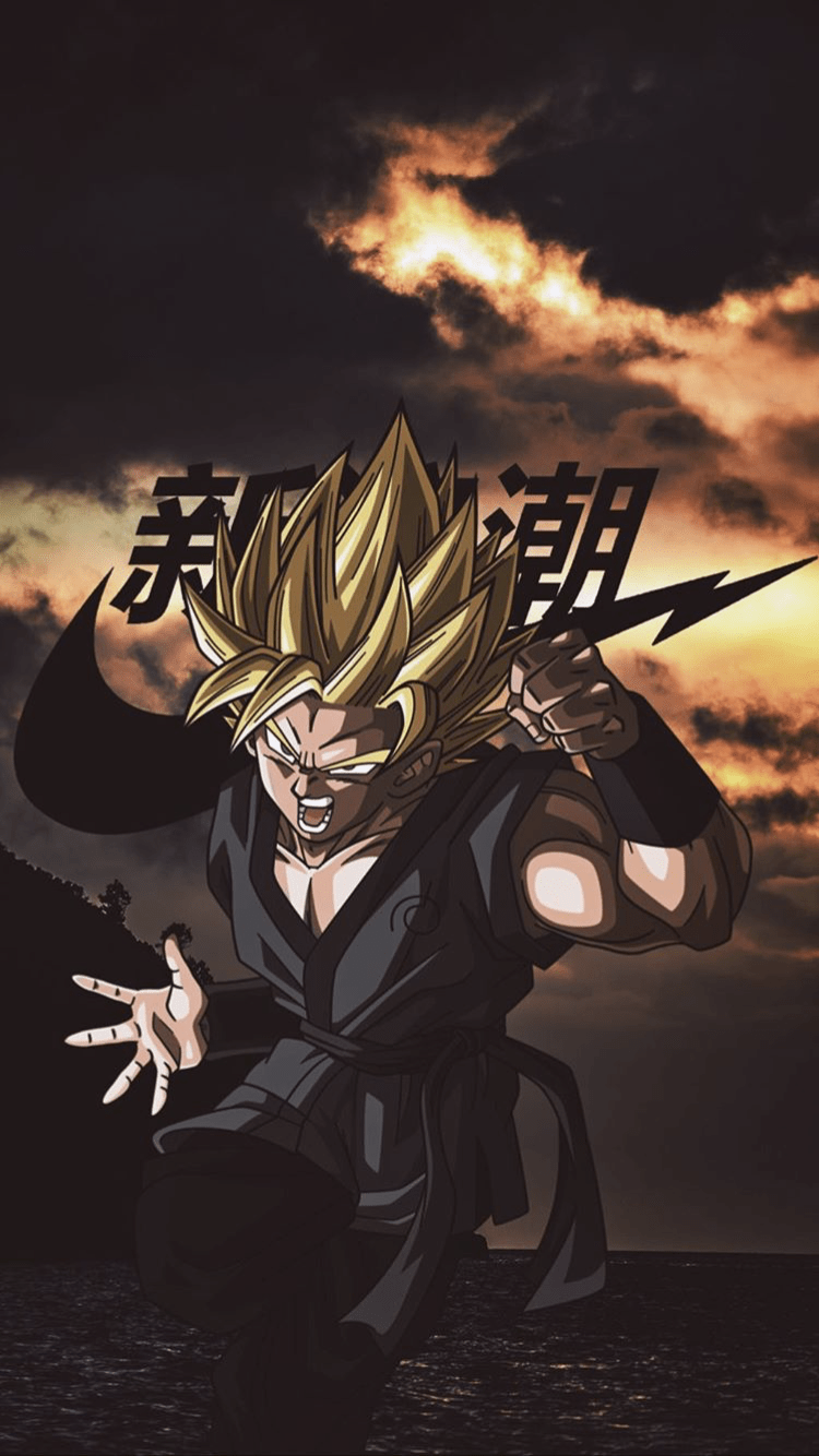 Goku Nike Wallpapers Wallpaper Cave