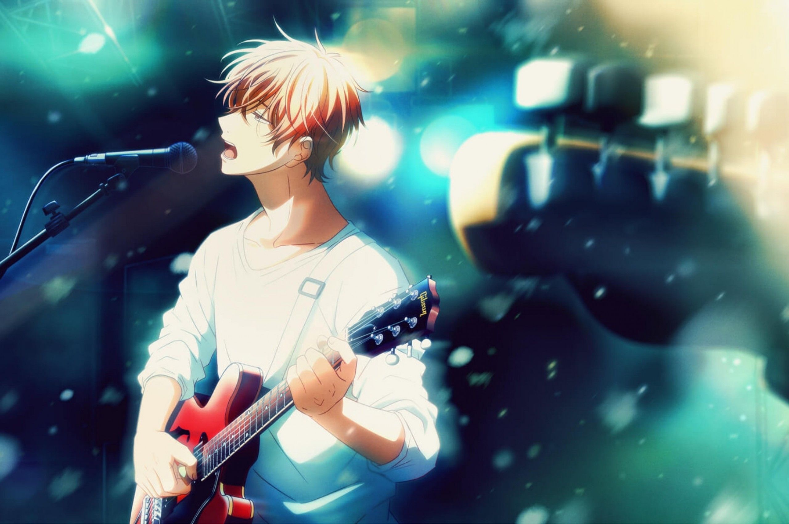 Anime Boy Guitar Wallpapers Wallpaper Cave