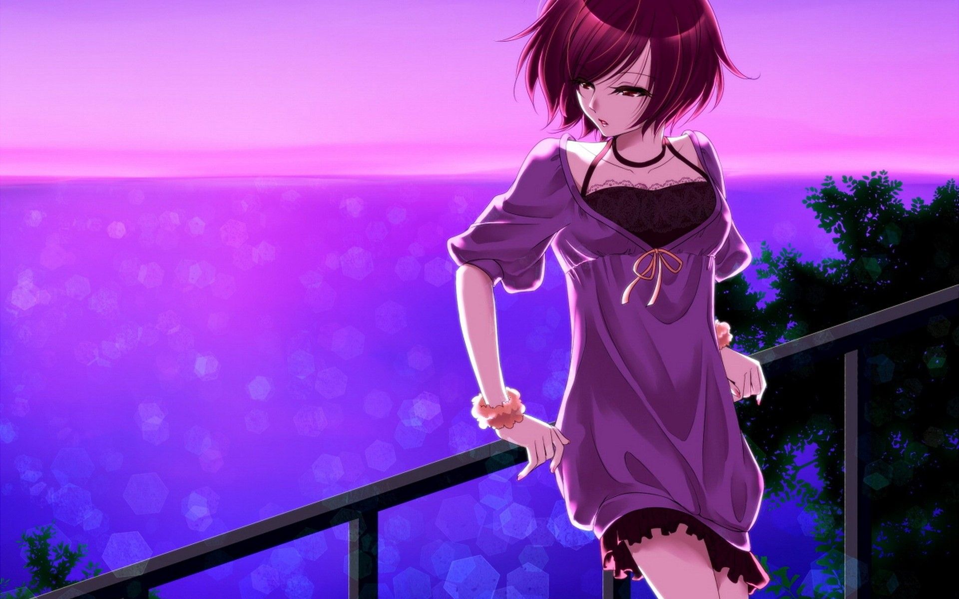 Anime Girl Short Hair Wallpapers Wallpaper Cave