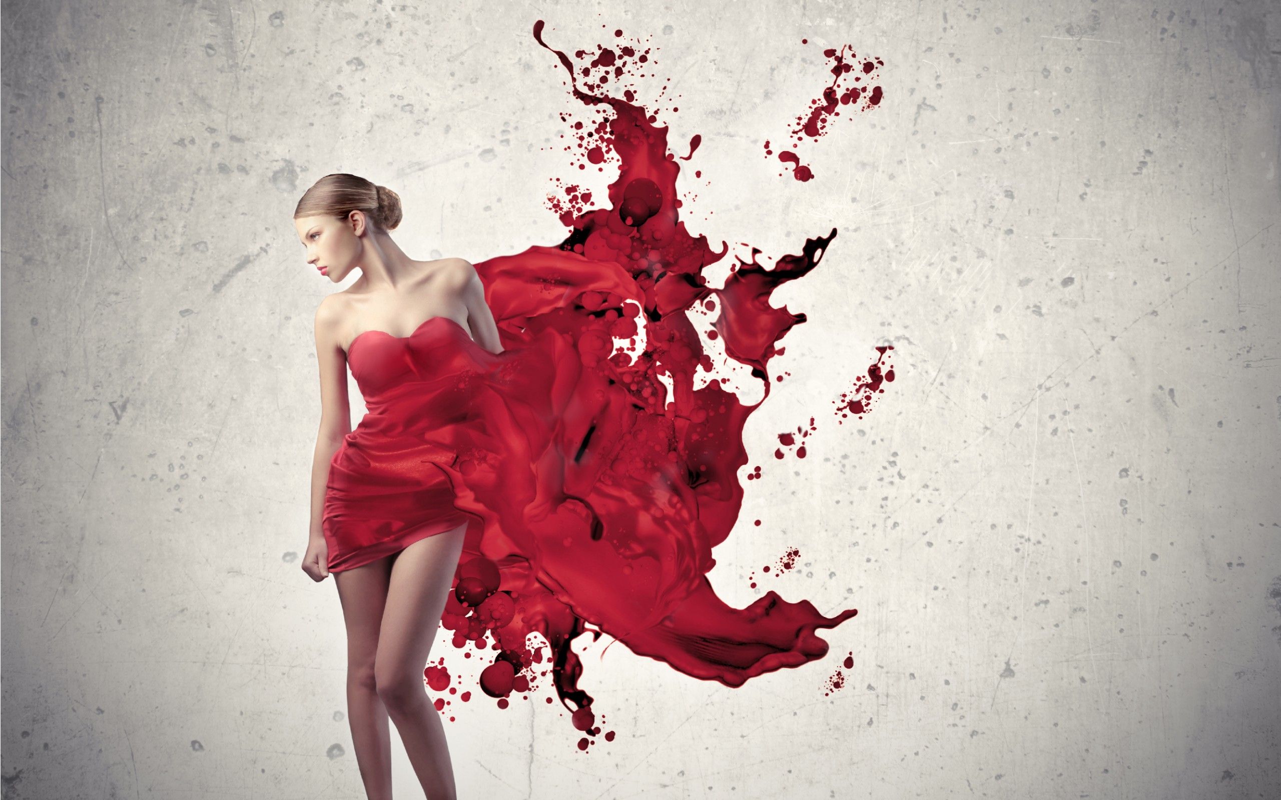 Red Dress Women Wallpapers Wallpaper Cave