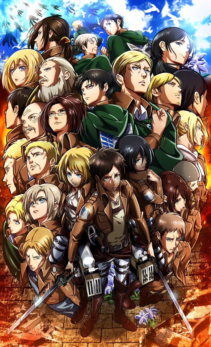 Mengunduh Gambar Anime AOT Wallpapers Wallpaper Cave