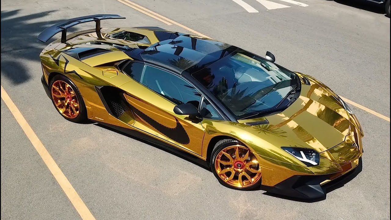 Golden Lambo Wallpapers Wallpaper Cave