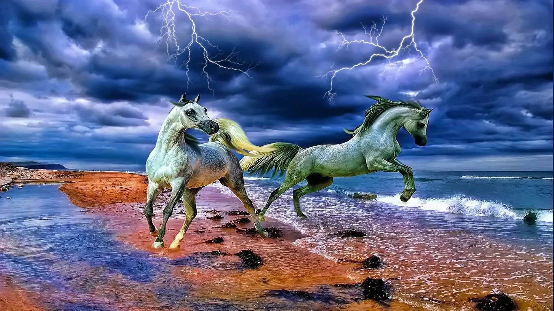 Thunder Horses Wallpapers Wallpaper Cave