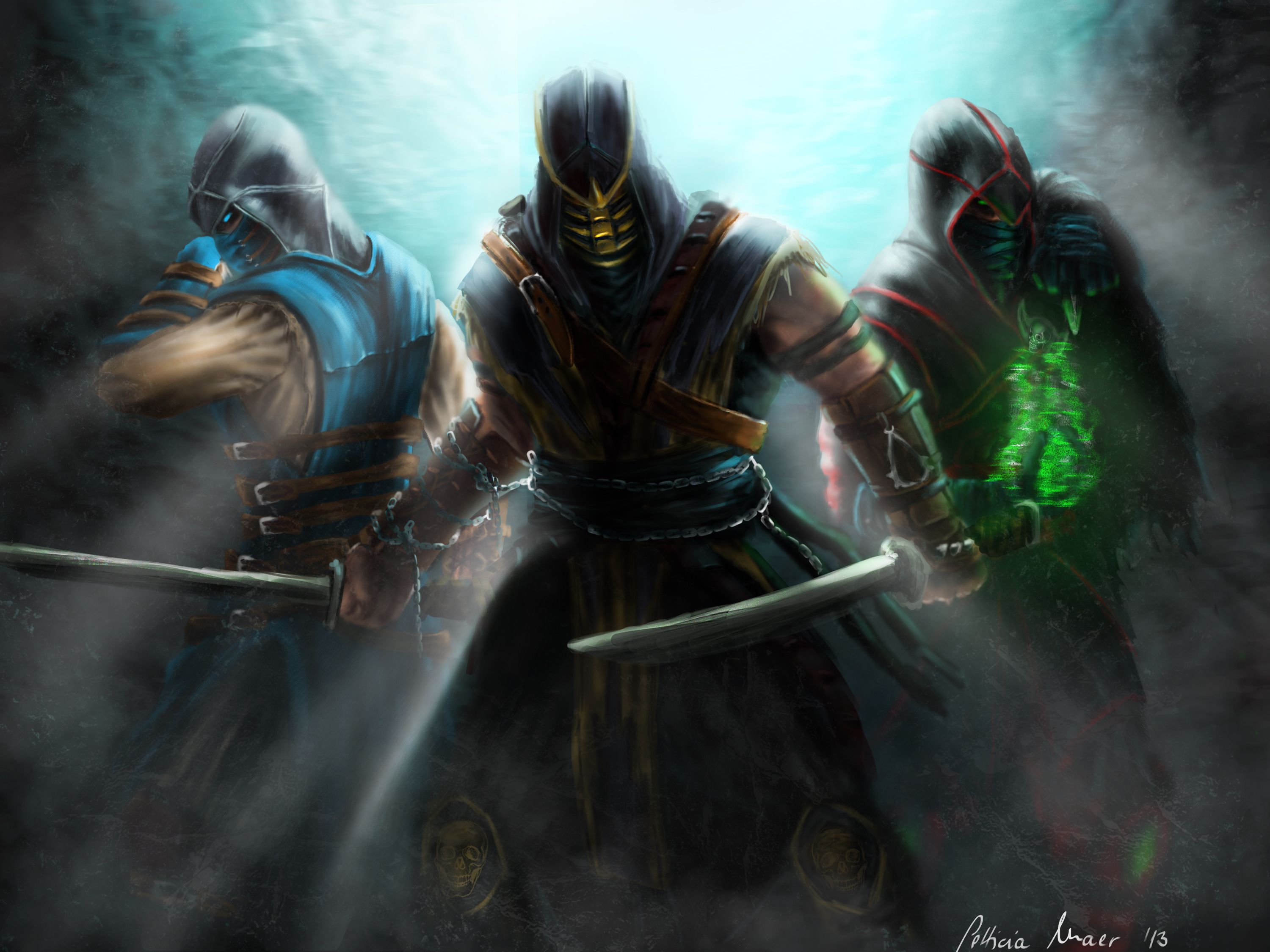 Ninja Sword Fight Wallpapers Wallpaper Cave