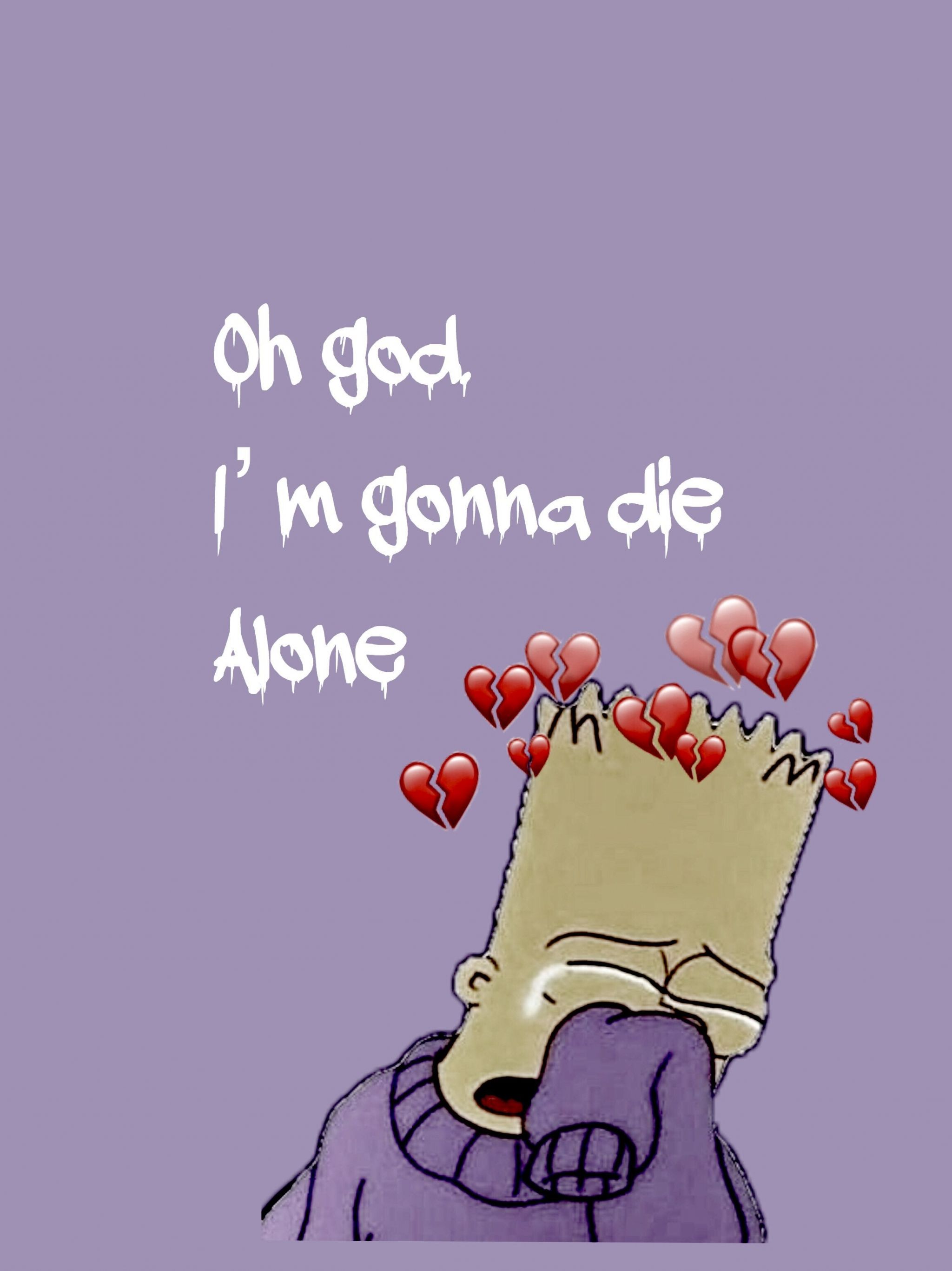 Depressed Bart Simpson HD iPhone Wallpapers Wallpaper Cave