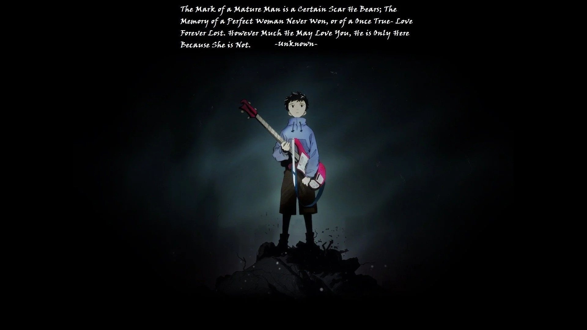 Dark Anime With Quotes Wallpapers Wallpaper Cave