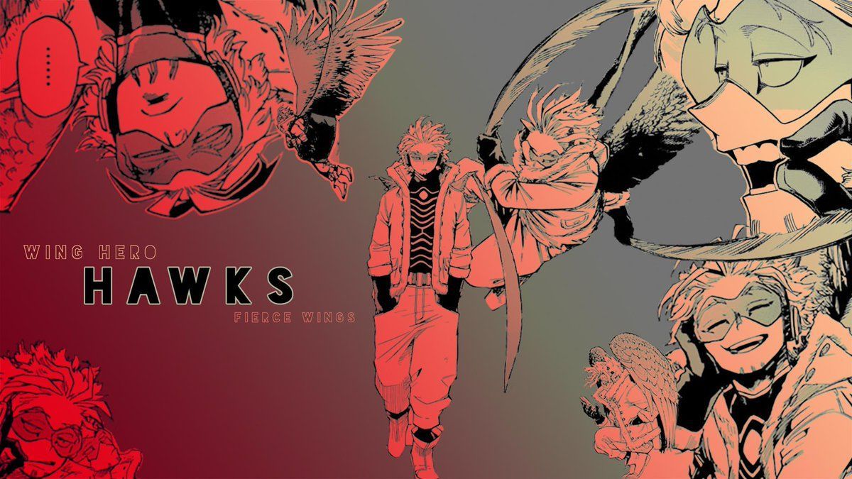 Hawks Computer MHA Wallpapers Wallpaper Cave