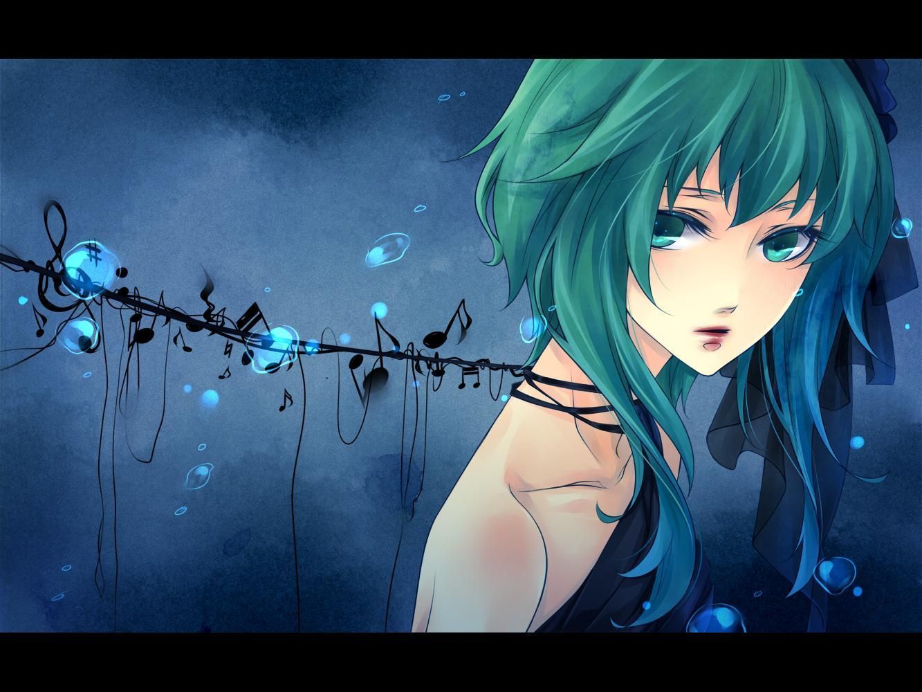 Green Anime Girls Wallpapers Wallpaper Cave