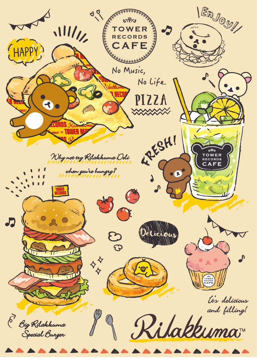 Kawaii Animal Food Wallpapers Wallpaper Cave