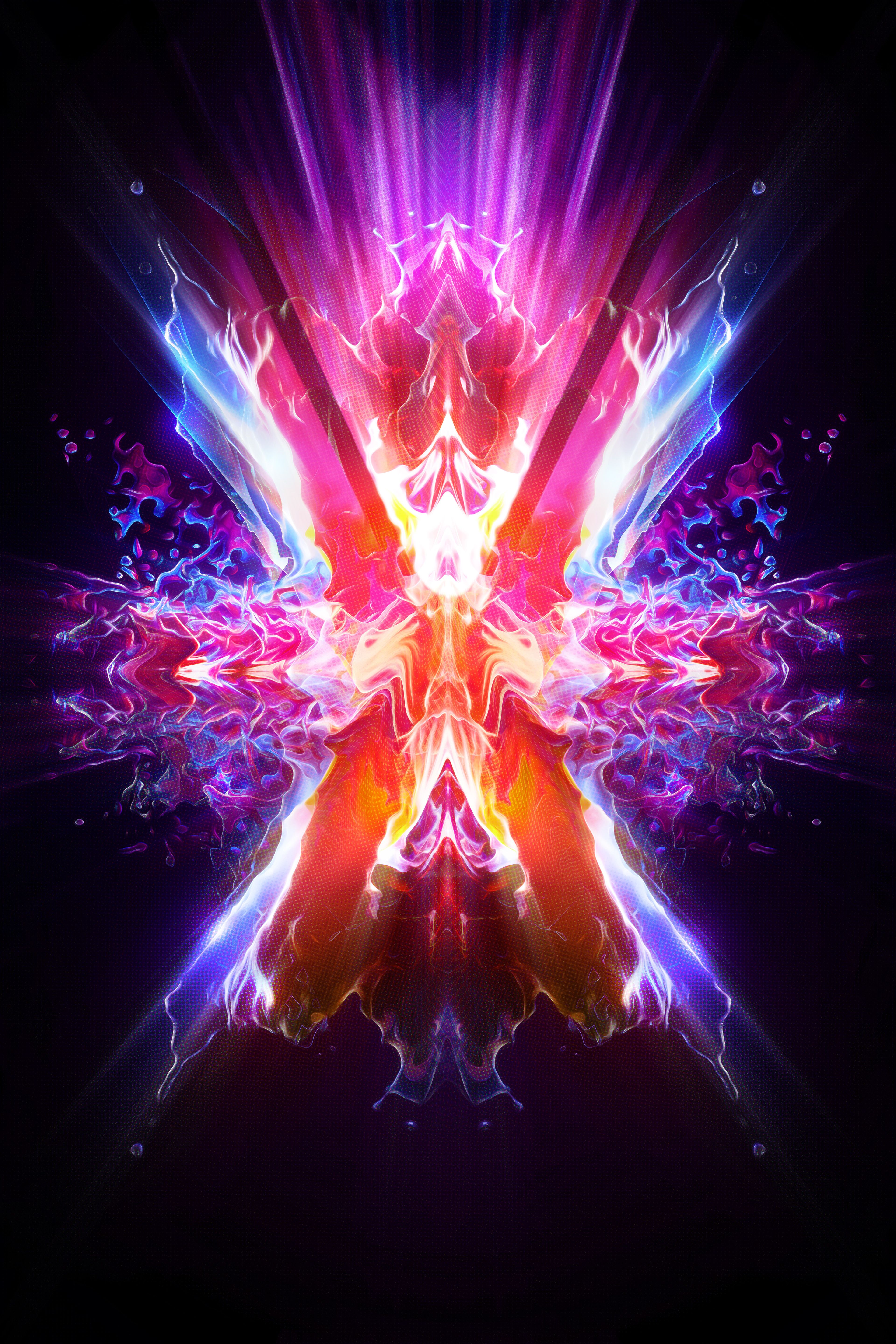 Neon Rainbows Desktop Wallpapers Wallpaper Cave