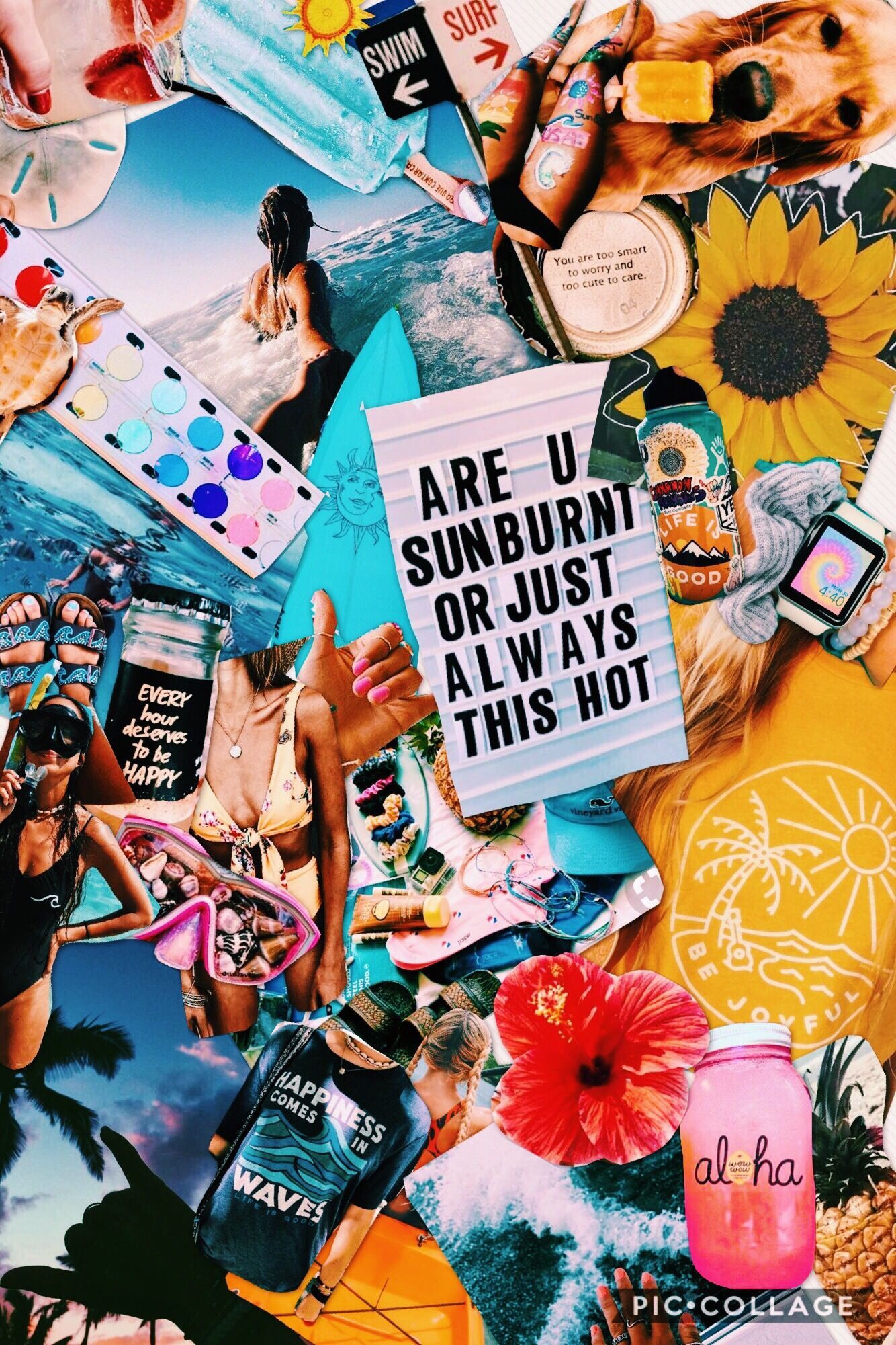 Beach Macbook Wallpaper Aesthetic Collage Wallpaper Laptop canvaspoint