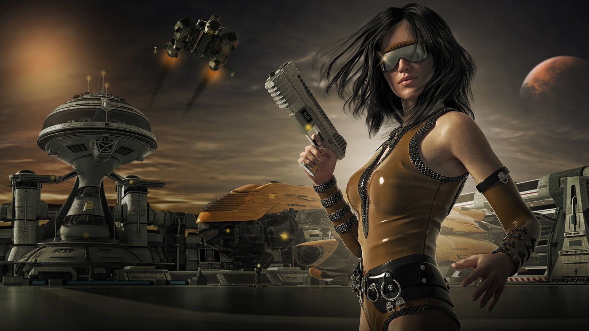 Aesthetic Gun Girl Wallpapers Wallpaper Cave