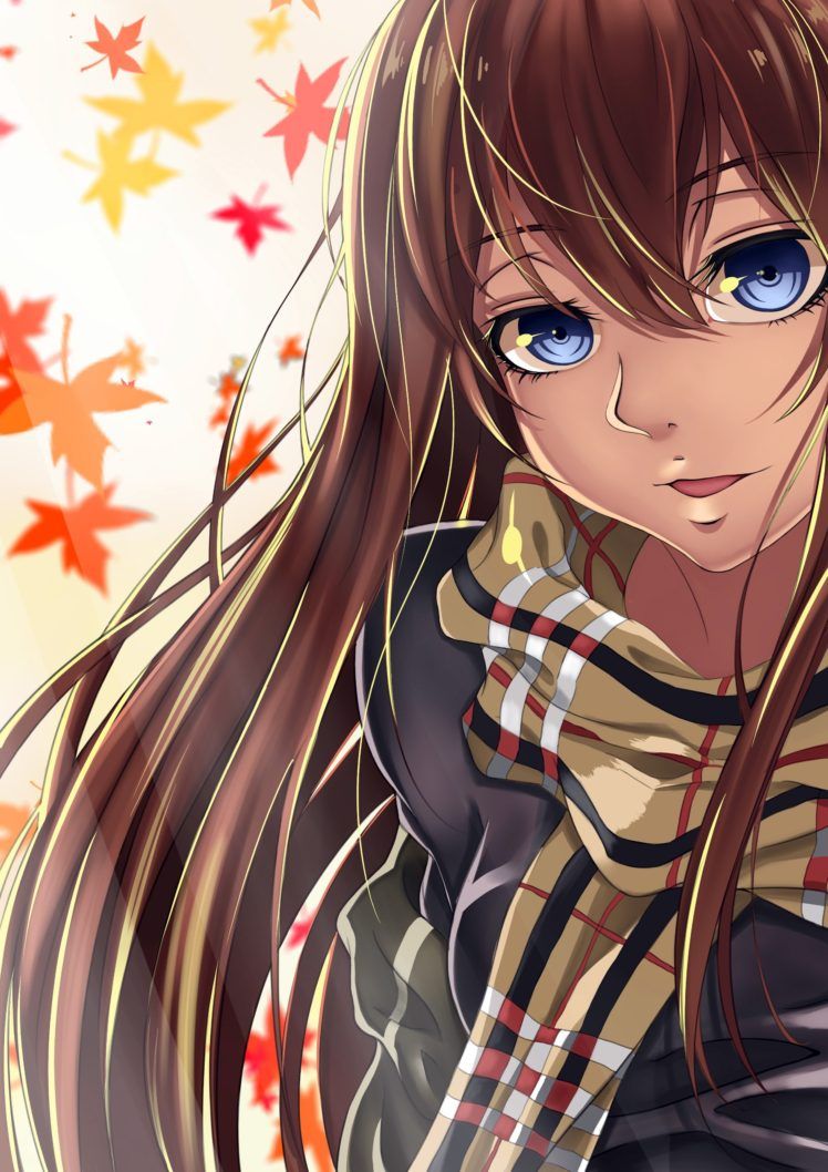 Brown Hair Anime Girl Wallpapers Wallpaper Cave