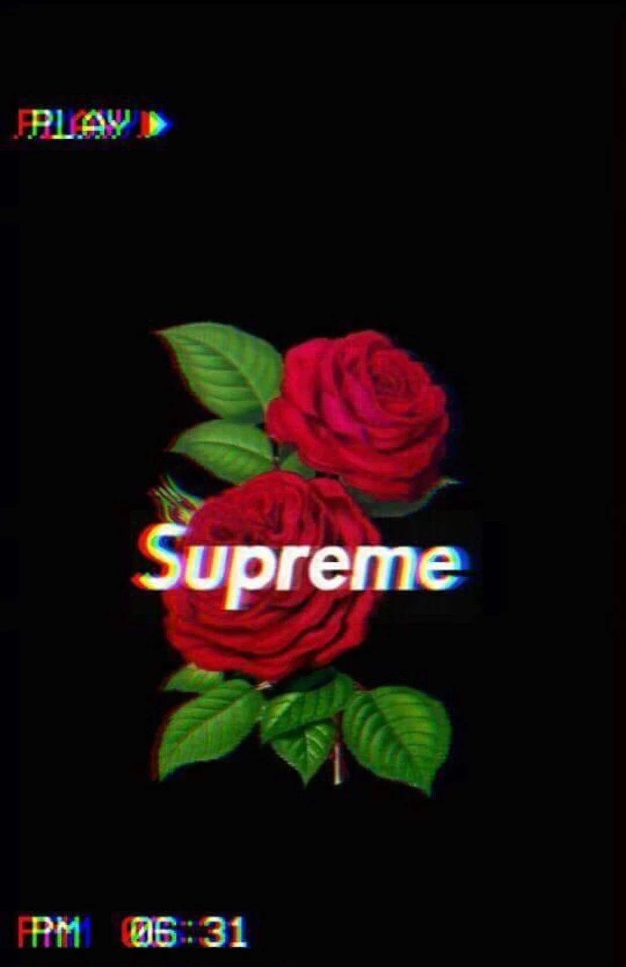 View Red Supreme Wallpaper Aesthetic Background