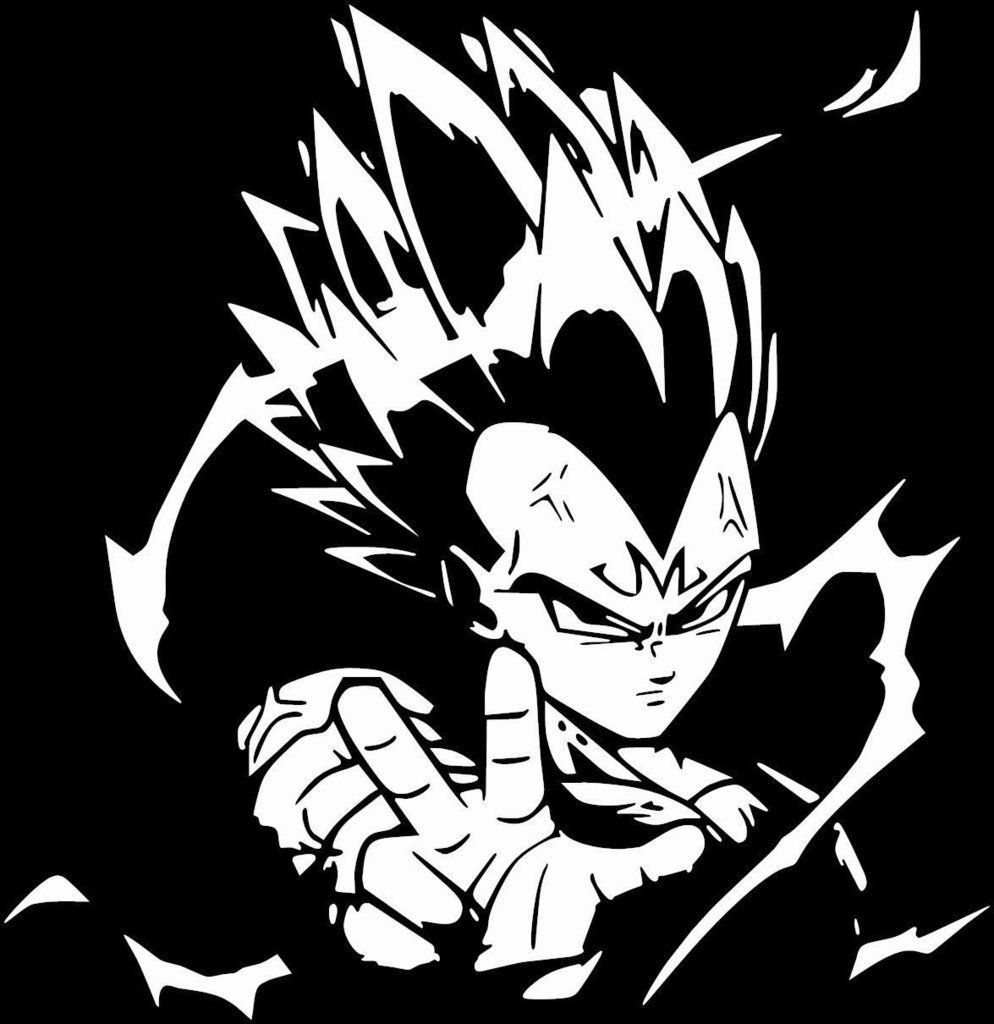 Dragon Ball Z HD Mobile Black And White Wallpapers