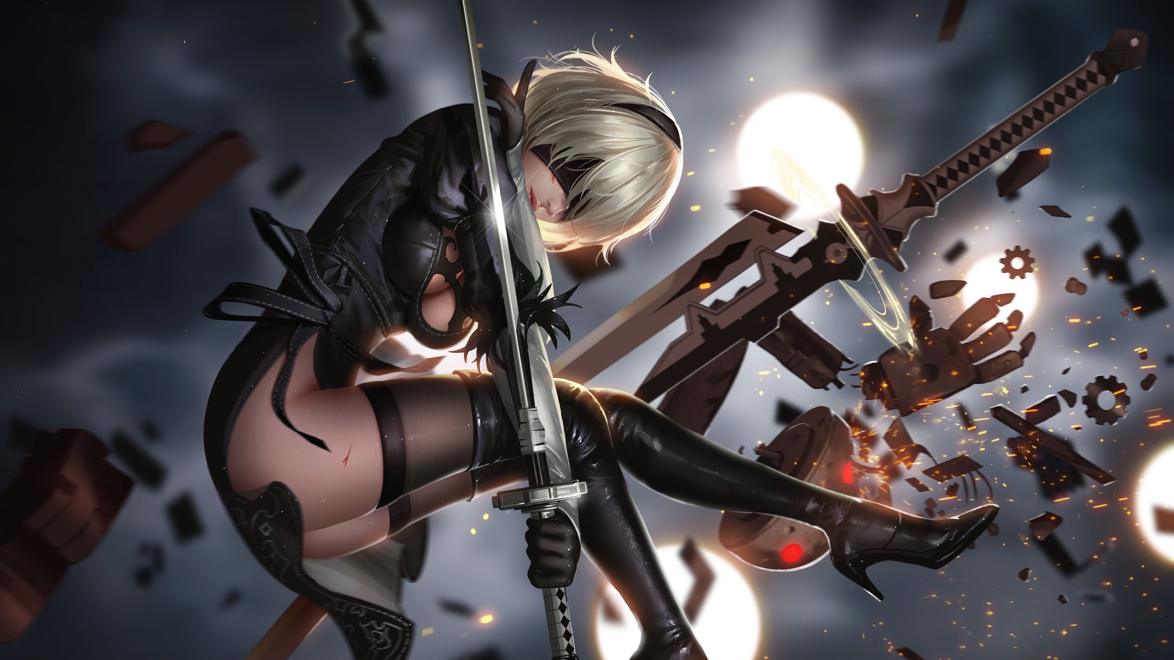 4k Anime Girl Ps4 Gun Wallpapers Wallpaper Cave
