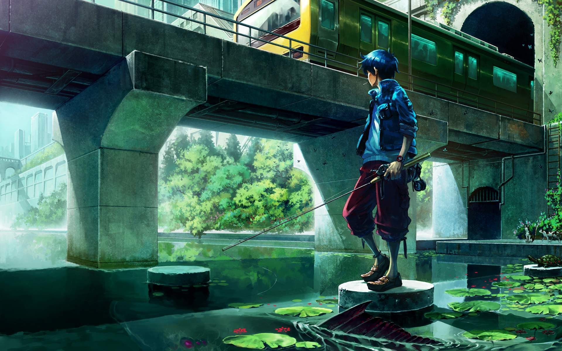 Anime Place Wallpapers Wallpaper Cave