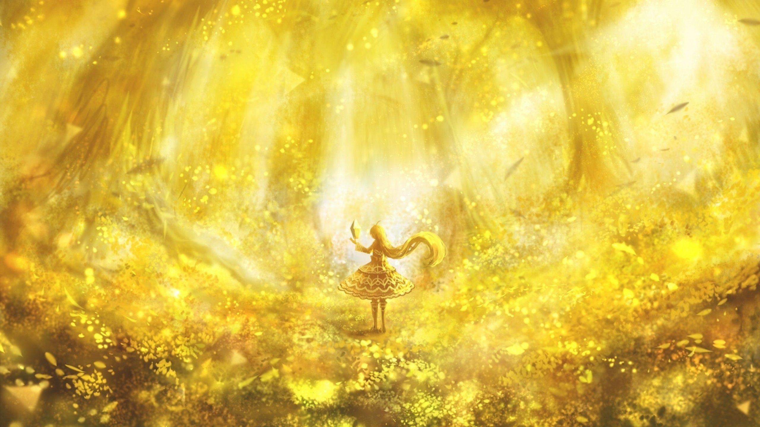 Gold Anime Wallpapers Wallpaper Cave