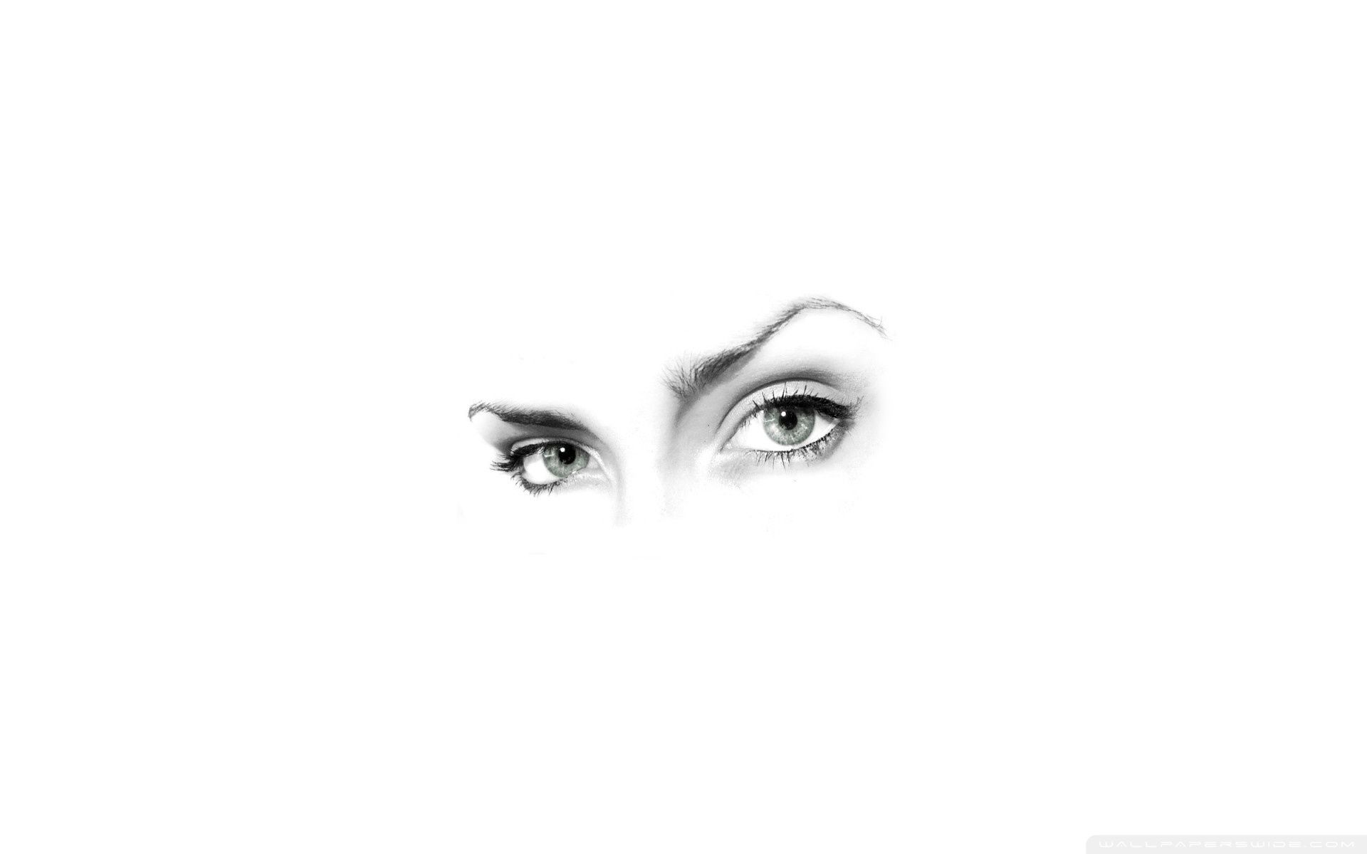 Eyes White Wallpapers Wallpaper Cave