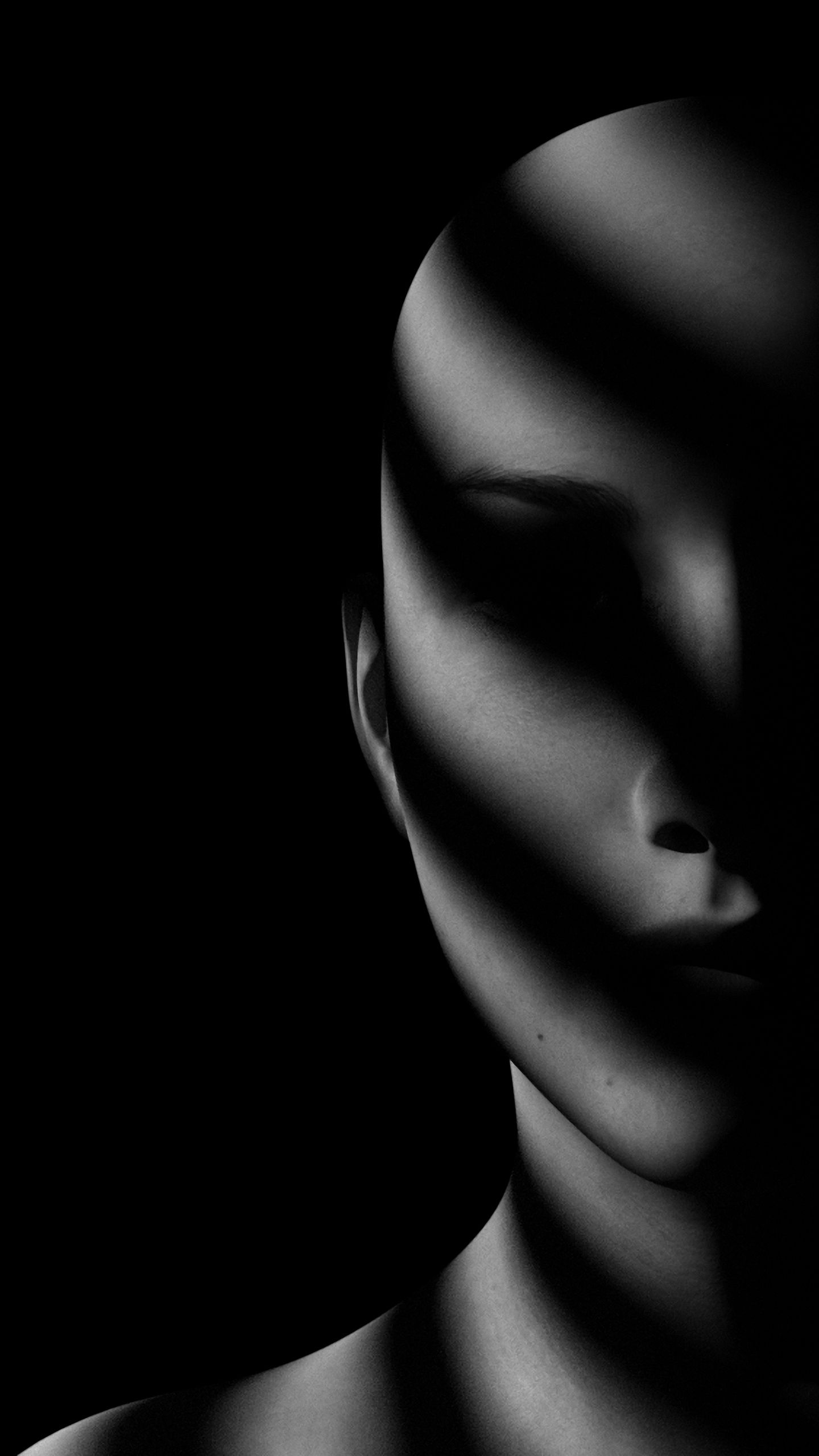 Face Black Wallpapers Wallpaper Cave