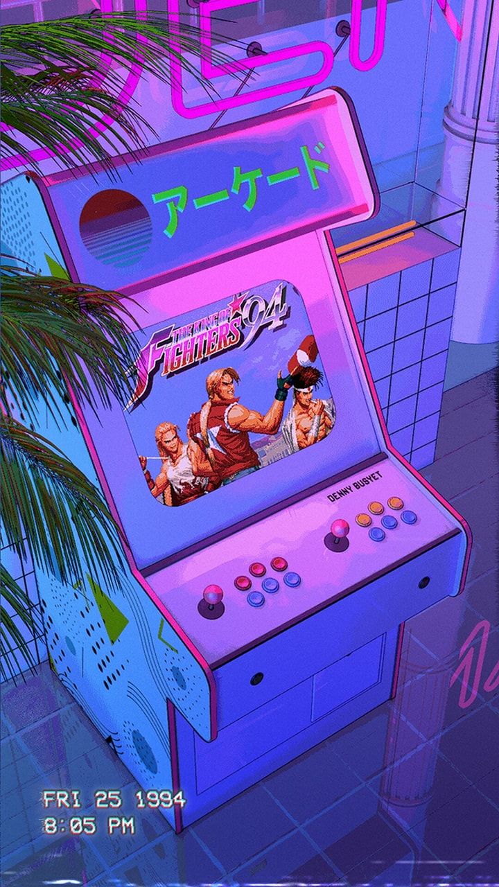 Aesthetic Pink Arcade Wallpapers Wallpaper Cave
