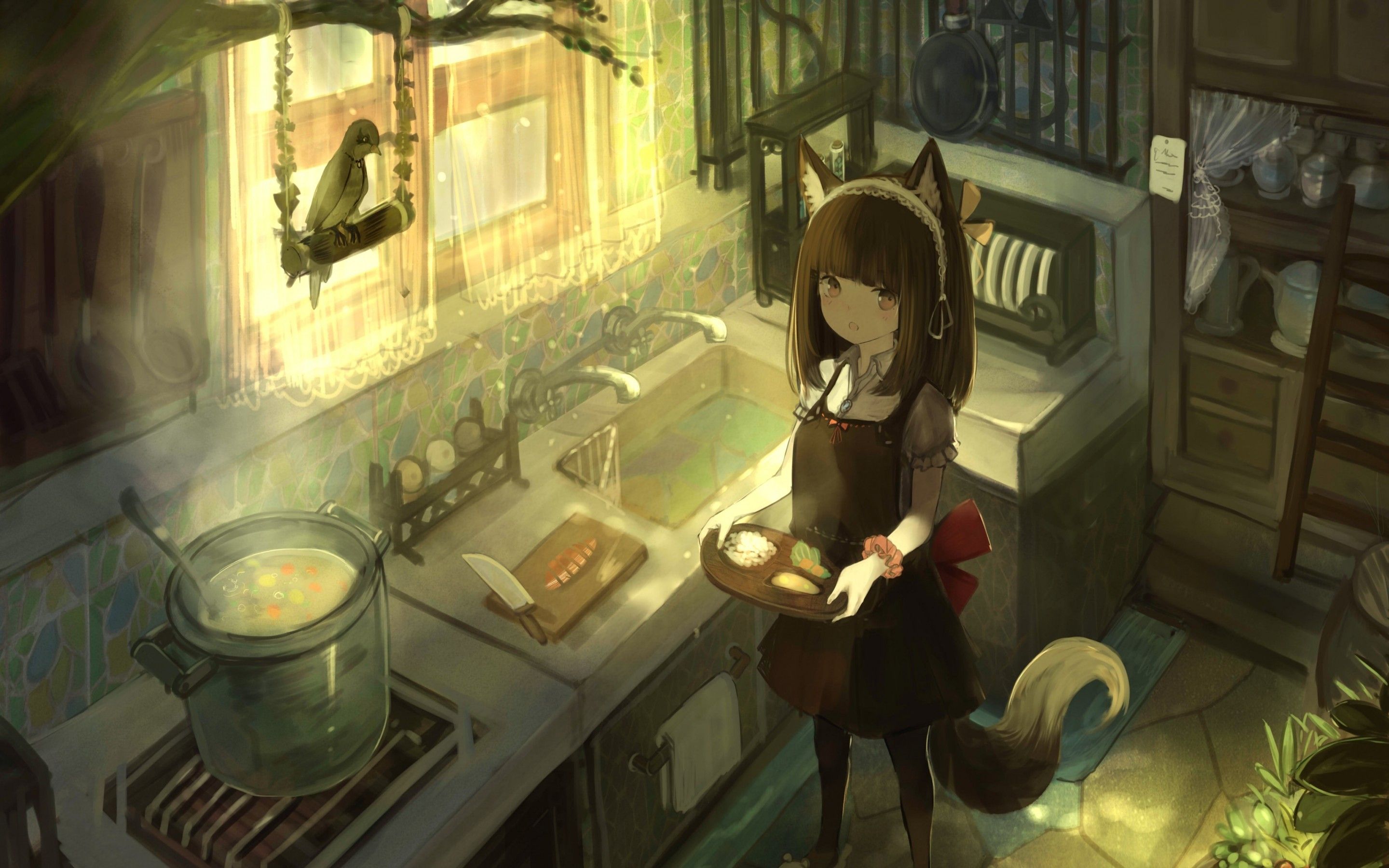 Kitchen Anime Wallpapers Wallpaper Cave