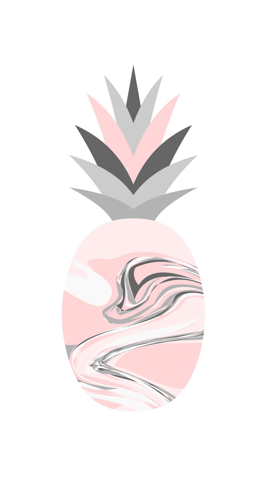 Pink Cute Pineapple iPhone Wallpapers Wallpaper Cave